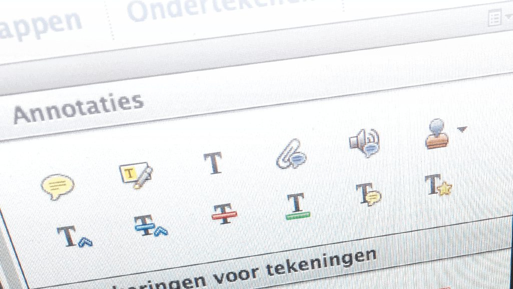 Correcties aangeven in een PDF